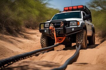 5 offroad recovery tips with steel cable winch viv